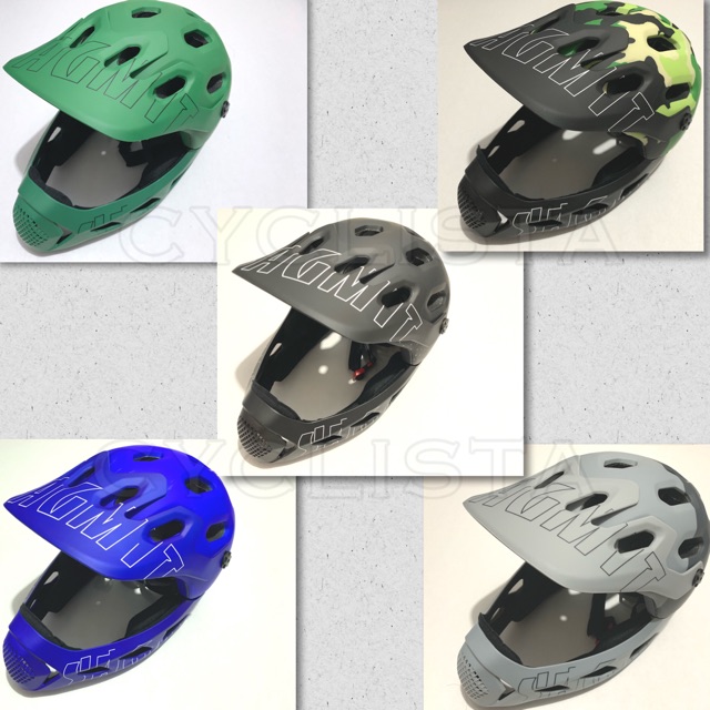 full face mtb helmet removable chin guard