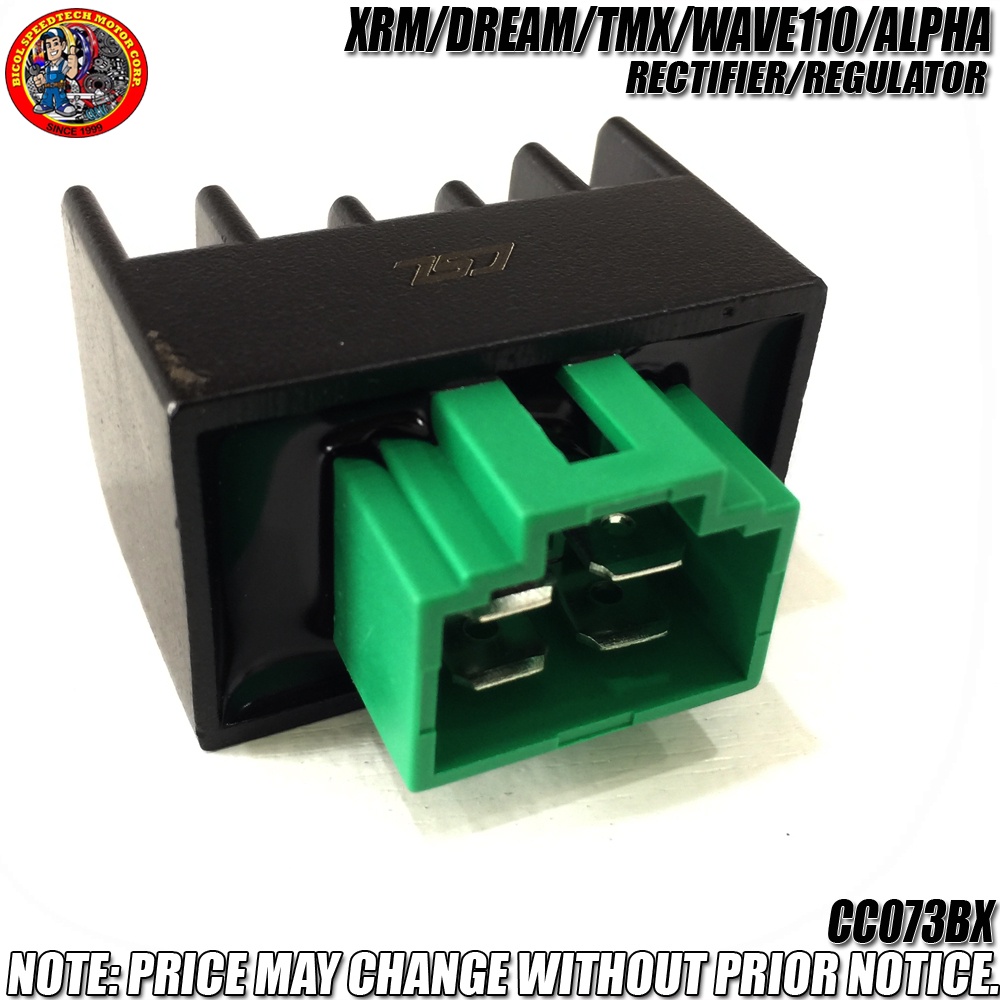 XRM/DREAM/TMX/W110/ALPHA RECTIFIER REGULATOR (CC073BX) Shopee Philippines