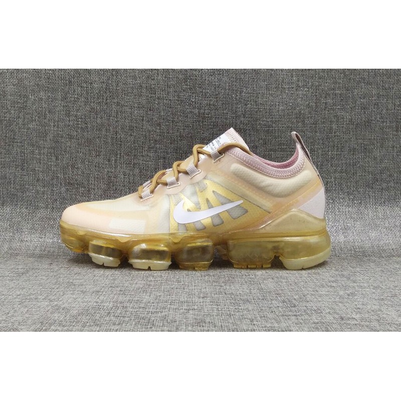 pink white and gold air max