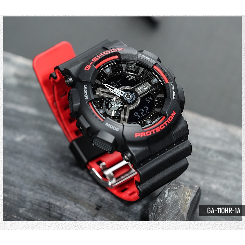Casio G-Shock Men Watch GA-110 Panlalaking relo Analog Digital Dual Display Wrist Watch