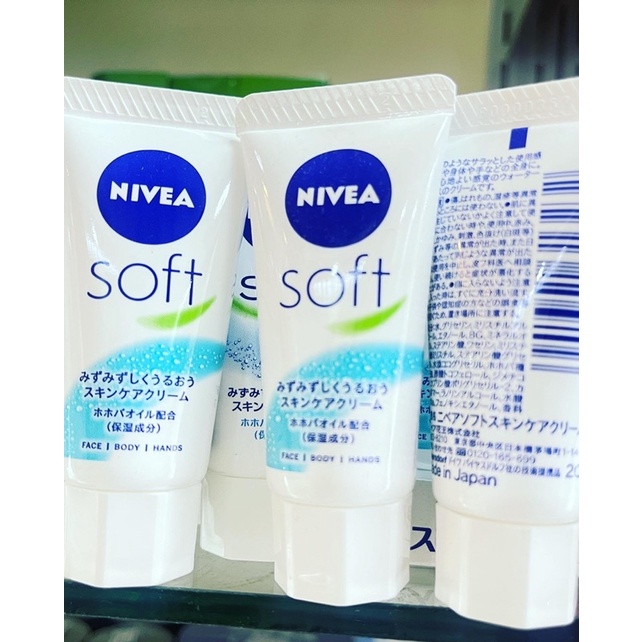 Japan Authentic Premium Nivea Soft 20g Shopee Philippines