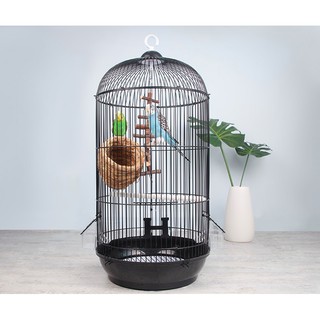 Bird cage parrot circular cage anti splash proof cage