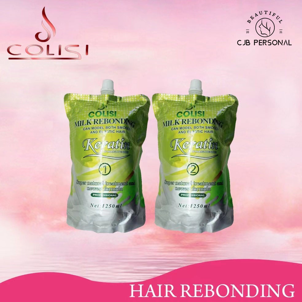 COLISI Milk Hair Rebonding Hair Care Hair Treatment Set 2in1 1250ml*2