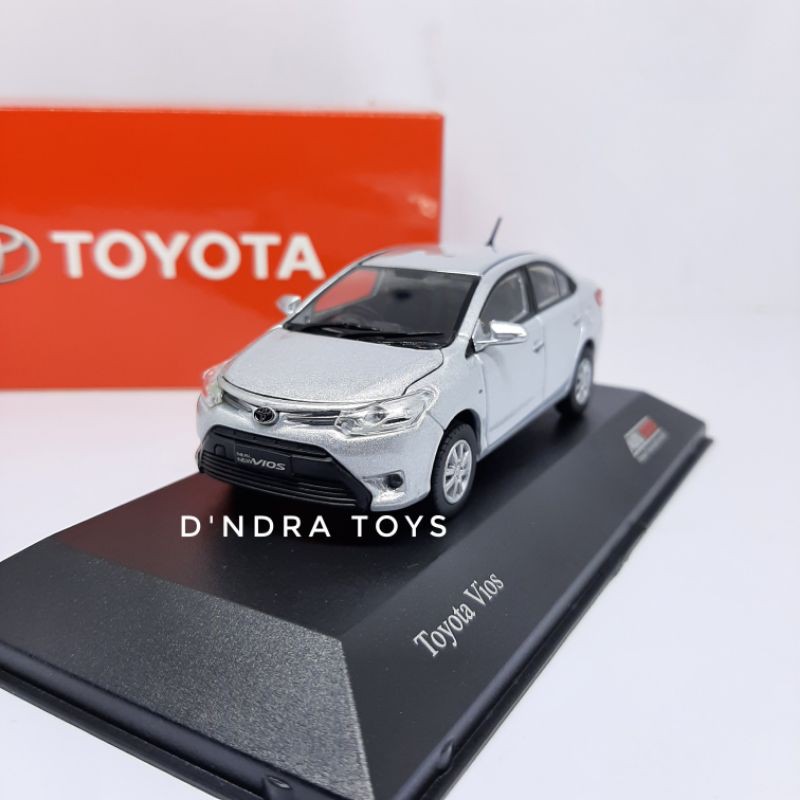 Silver Toyota Vios Car Diecast Toys 