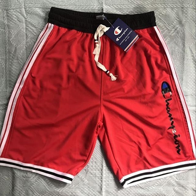 red champion shorts mens
