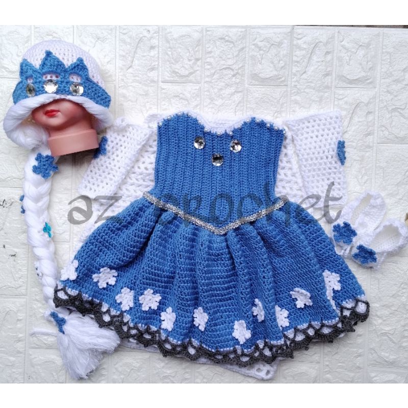 crochet elsa costume set for baby Shopee Philippines