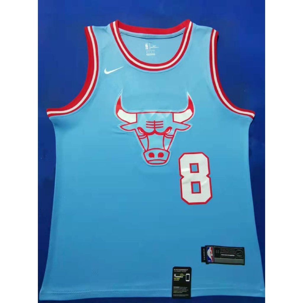 chicago bulls blue jersey