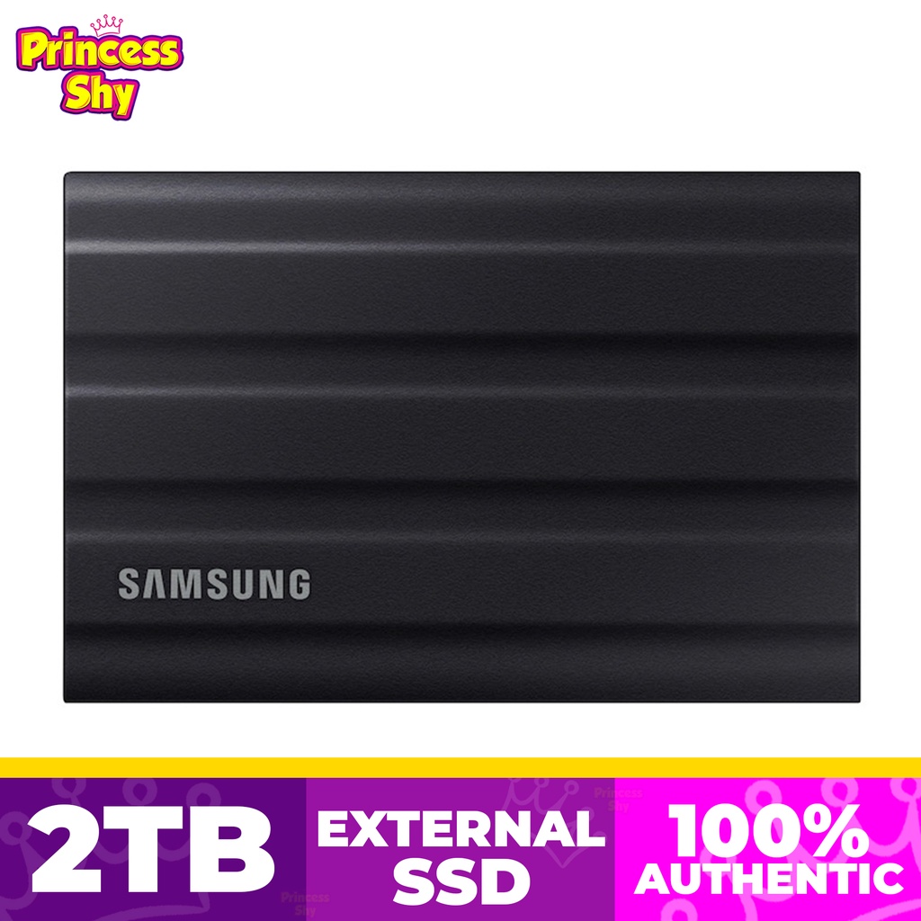 Samsung T7 Shield Portable SSD 2TB External Solid State Drive USB 3.2