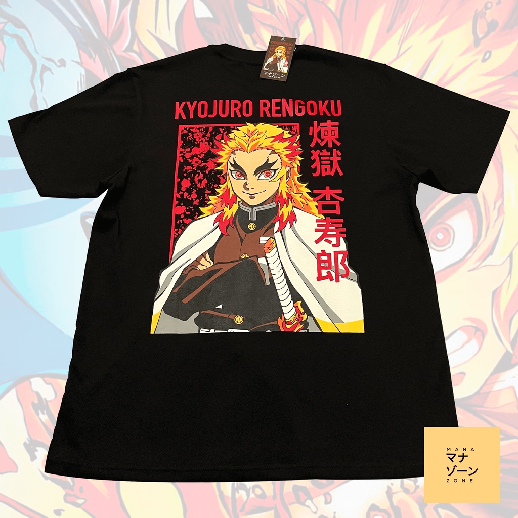 Kyojuro Rengoku Shirt, Kimetsu No Yaiba Shirt,Fire Hashira Shirt, Demon ...