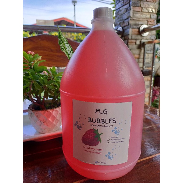 Mg Bubbles Dishwashing Liquid in Gallon Shopee Philippines