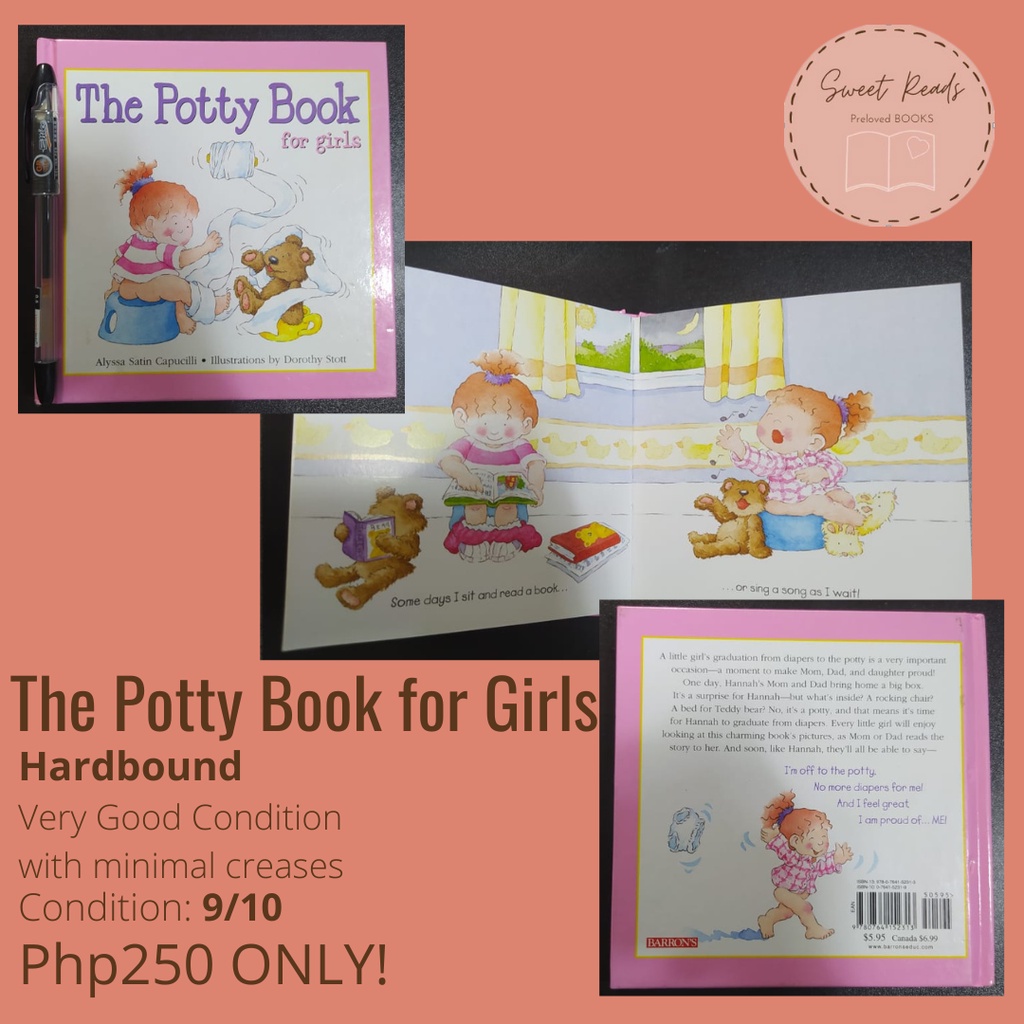 The Potty Book for Girls (Preloved EUC) Shopee Philippines