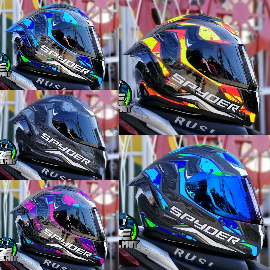 SPYDER ROGUE S2 (All Colors) FULL FACE - DUAL VISOR (with FREE Lens ...