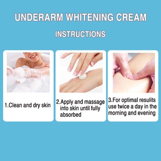 Quick Whitening Sensitive Area Whitening Cream Underarms Armpits Black Legs Knees Privates Bikini In #5