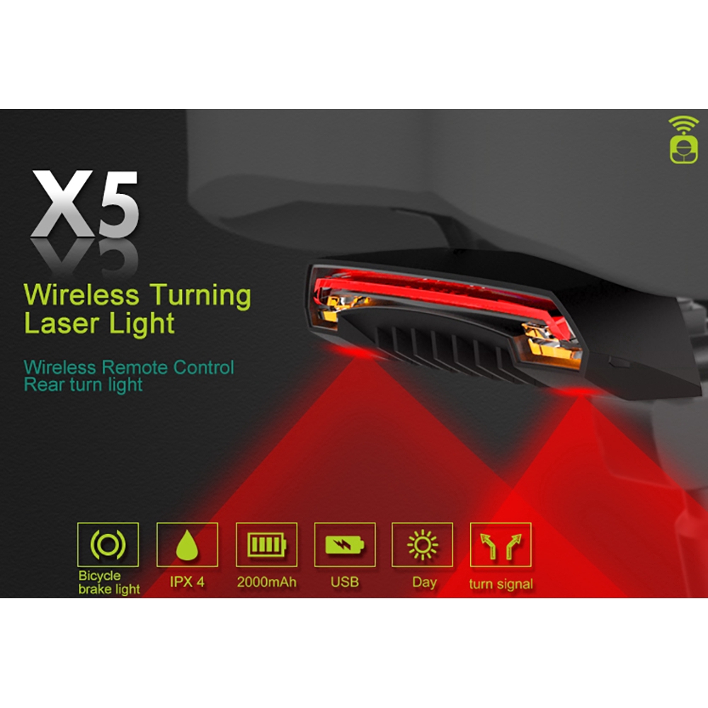 x5 wireless remote control turning laser light