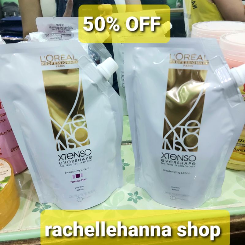 400ml Set Loreal Hair Rebonding Cream For Natural Hair Shopee Philippines