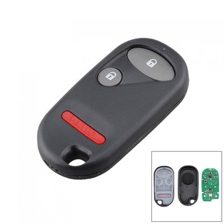 ABS 3 Button Remote Car Key 434Mhz Fit for Honda CR-V 1997-2001,A269ZUA101 KIMISS Keyless Entry Remote Key