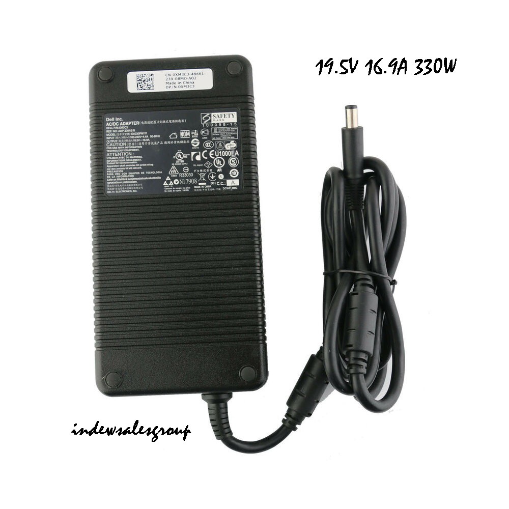 Genuine 19 5v 16 9a 330w Ac Adapter Dell Alienware M18x M18xr2 R1 Xm3c3 0xm3c3 Shopee Philippines