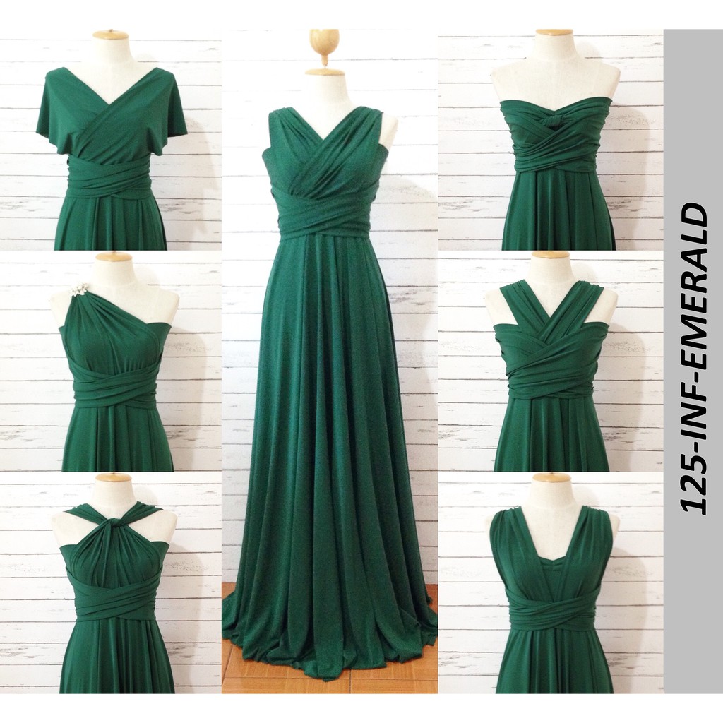 emerald green gown for kids