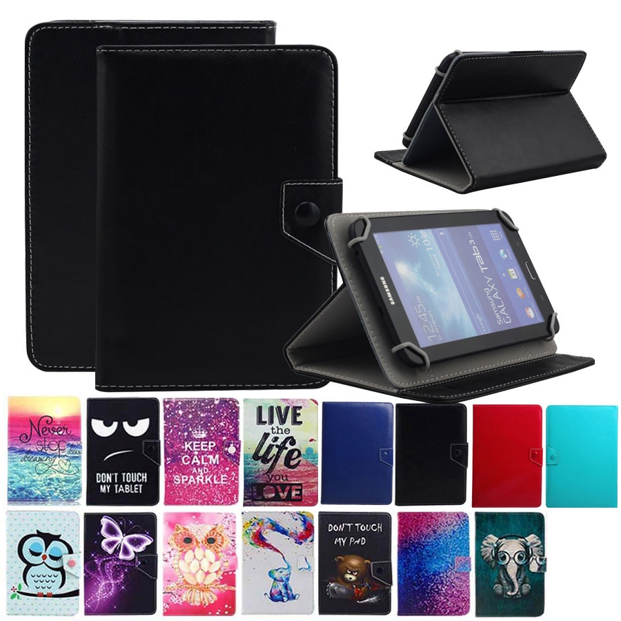 Printed Leather Stand Case 7 inch Tablet Case For Lenovo Tab 2 3 4 7.0  A7-10 20 TB3-710 TB3-730F M TB-7504 Tab E7 TB-7104F 7'' | Shopee Philippines