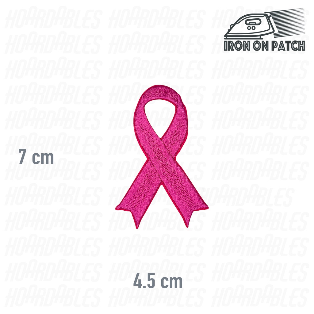 Pink Ribbon Support laban leni #kakampink Symbol Iron on DIY Decor Embroidered Patch Badge
