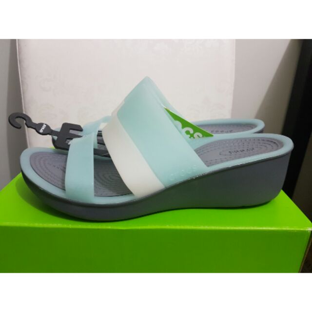 seafoam green crocs