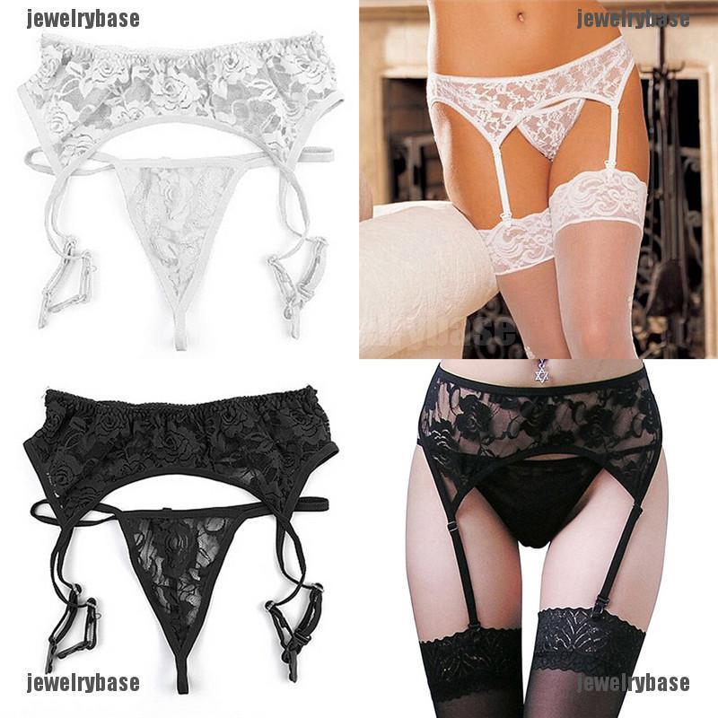 Undiesw Sexy Lady Lace Suspender Garter Belt Lingerie G String