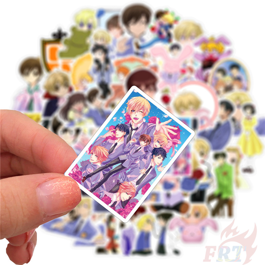  Ouran High School Host Club Series 03 - Anime Cartoon Fujioka Haruhi Stickers  50Pcs/Set DIY Fashion Mixed Doodle Decals Stickers