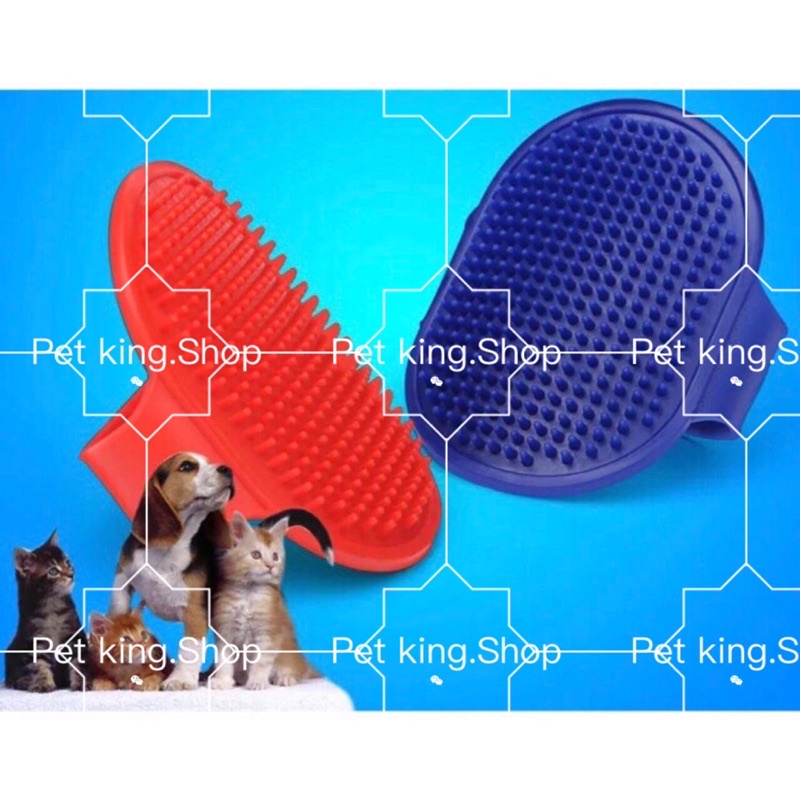 Pets Comb Bathing Tool Palm Grooming Brush Massage Hair Removal  Glove Dog Cat Puppy Co #2