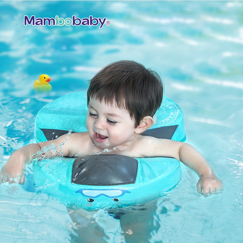 Mambobaby Non-inflatable Baby Floater Infant Swimming Floating Neck ...