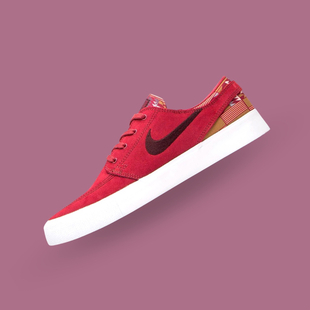 Nike SB Stefan Janoski RM Patchwork Red (Suede) | Shopee Philippines