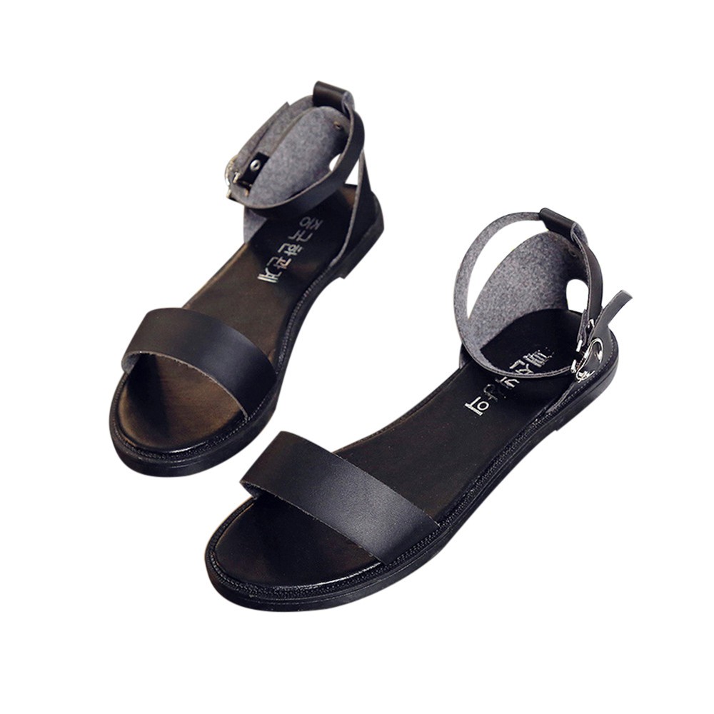 Summer Women Flat Fashion Sandals  Comfortable Ladies Shoes 