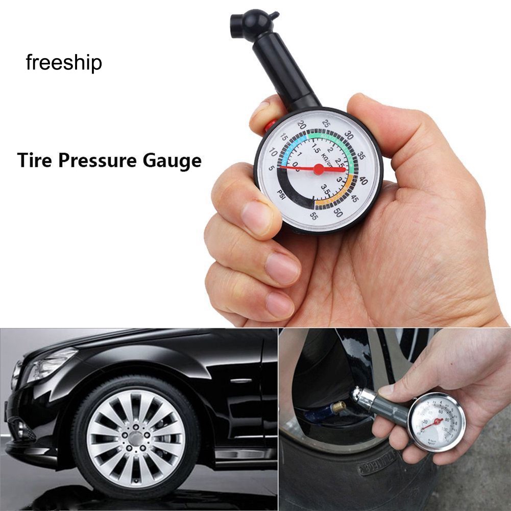 Pencil Pen Style Truck Auto Vehicle Car Tire Pressure Gauge 5-50 PSI Air Meter