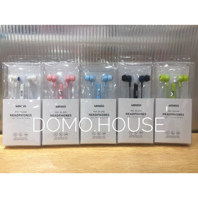 miniso pea in ear headphones
