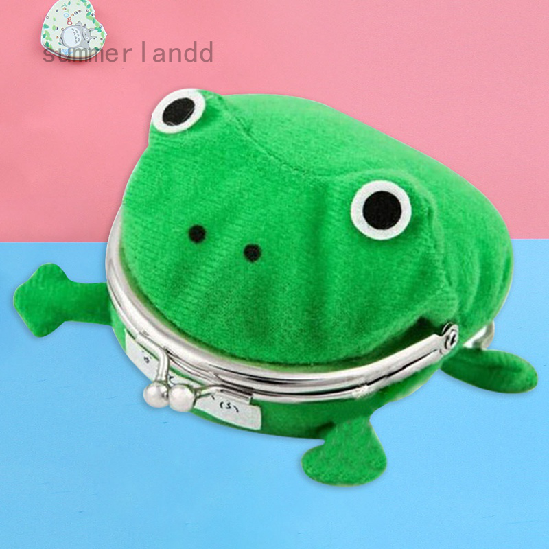 cartoon anime wallet green frog wallet mini cute cartoon wallet purse