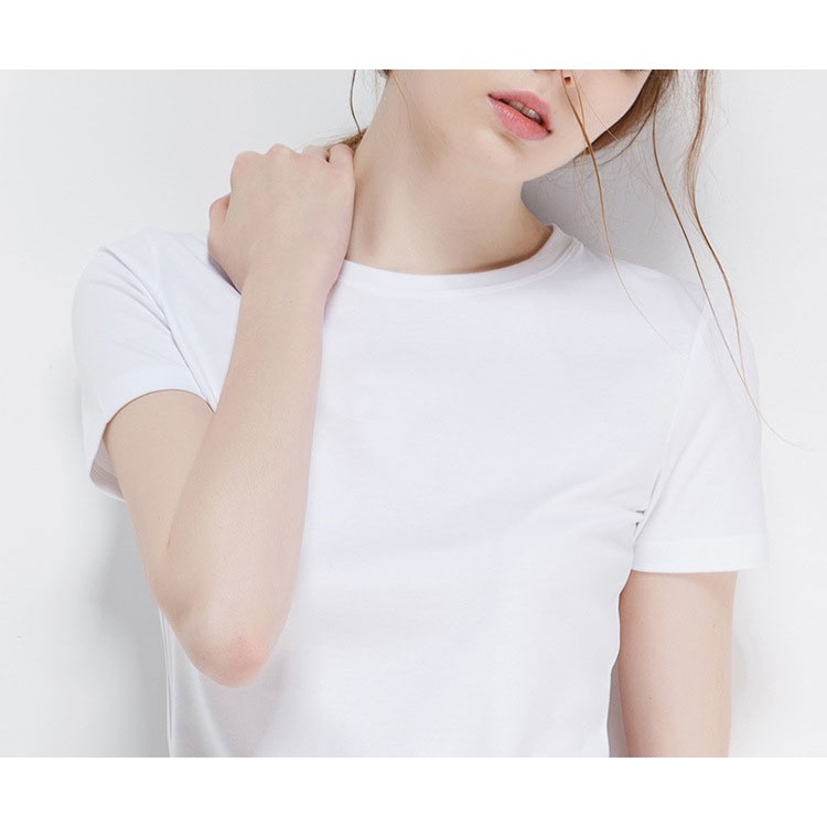 round neck plain white t shirt
