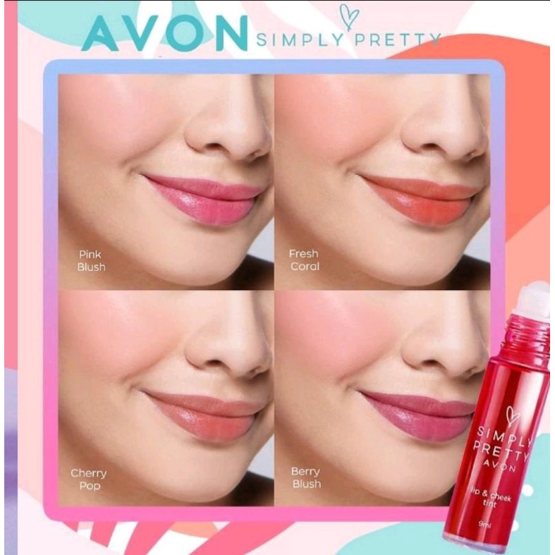 Avon Simply Pretty LIP & CHEEK Tint 9ml Shopee Philippines