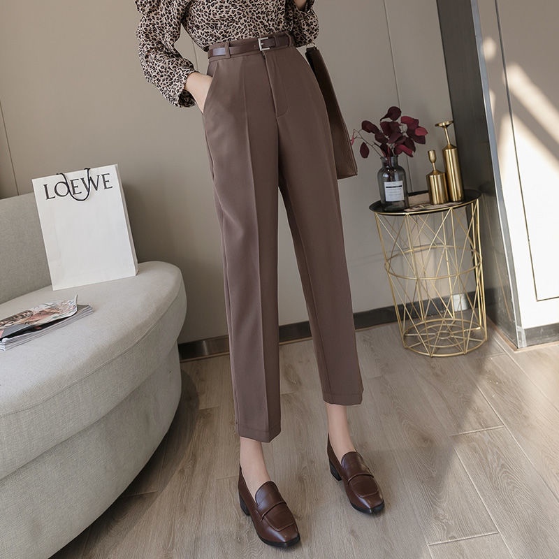 ankle length suit pants