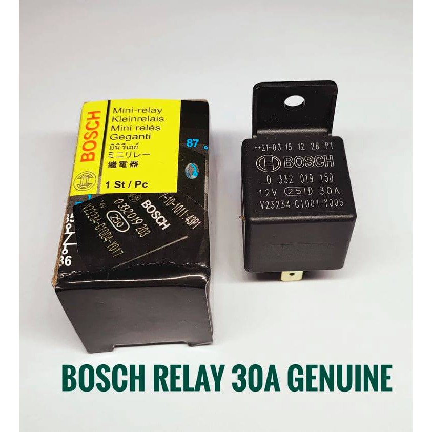 Bosch Relay 12v 5 Pin 30a Genuine | Shopee Philippines