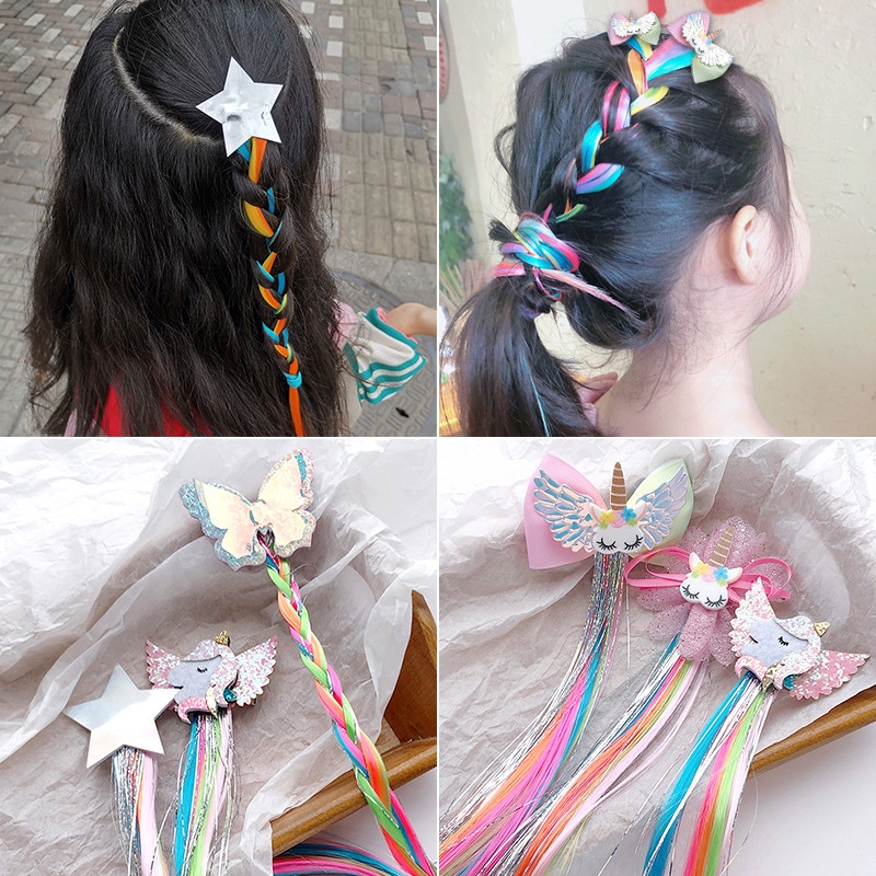 childrens rainbow wig