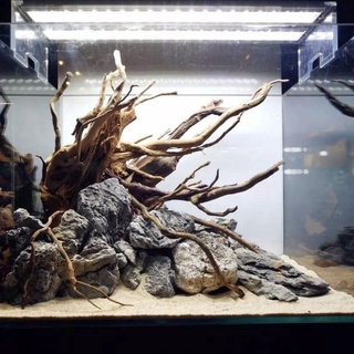 1 Pcs Natural Tree Trunk Aquarium Decoration Wood Artwork Decor Landscaping Ornaments Decor Fish Tan #1