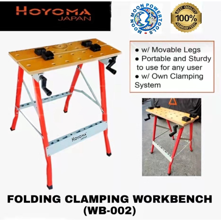 HOYOMA workbench folding clamping workbench wb02 Shopee Philippines