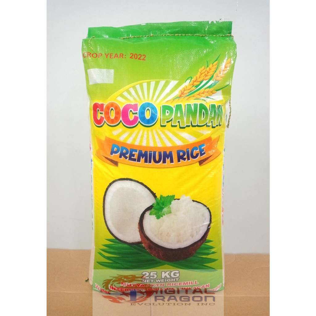 COCO PANDAN PREMIUM RICE NET WEIGHT 25KG Shopee Philippines