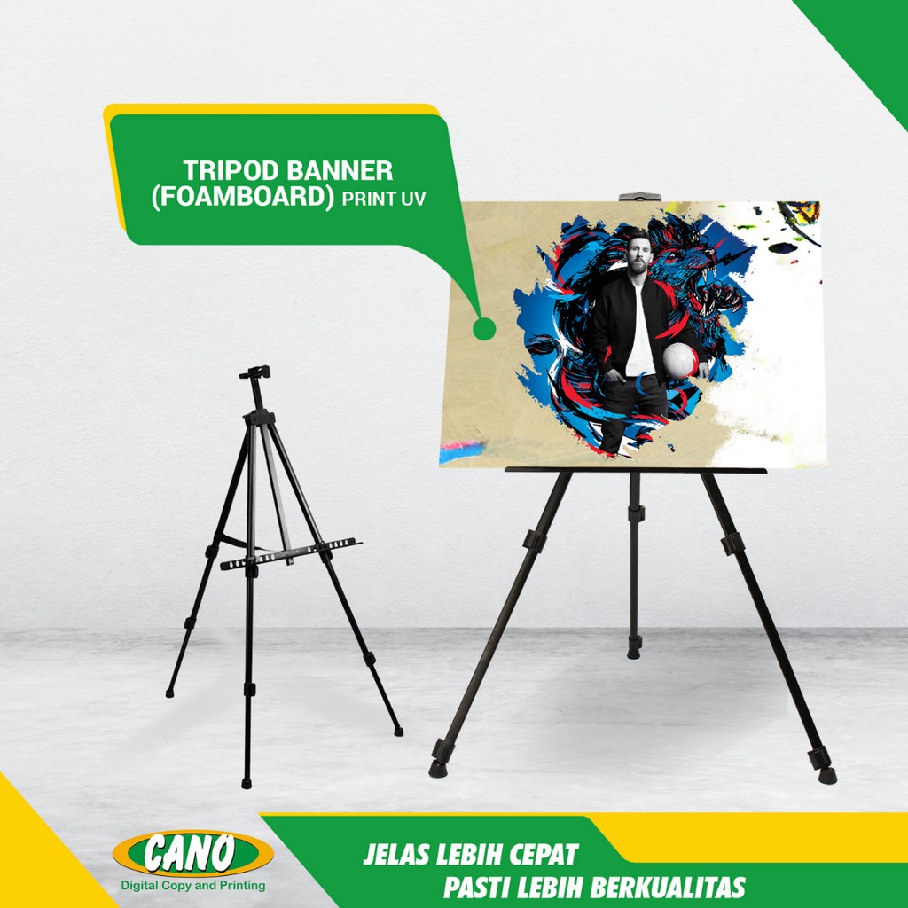 Tripod Banner Standing Banner Albatros Or Foamboard Material