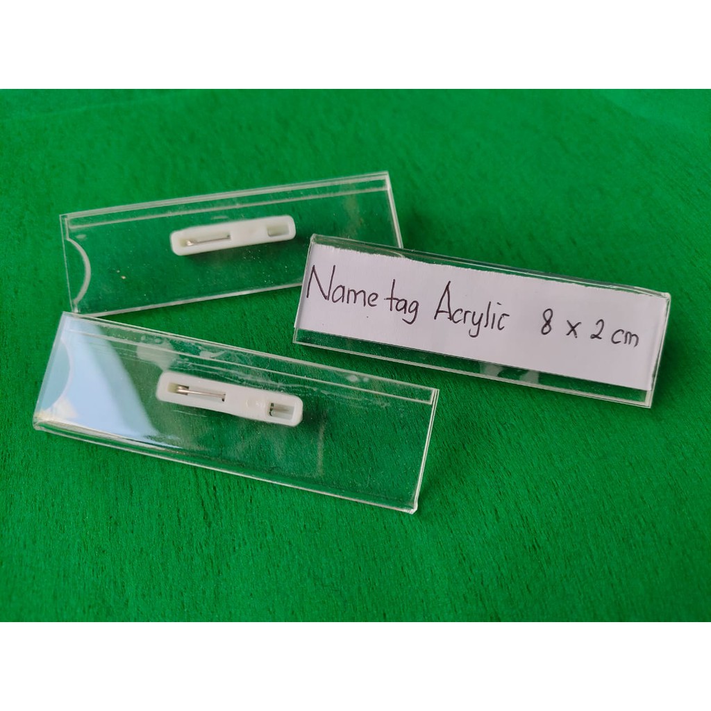 Name Tag Size