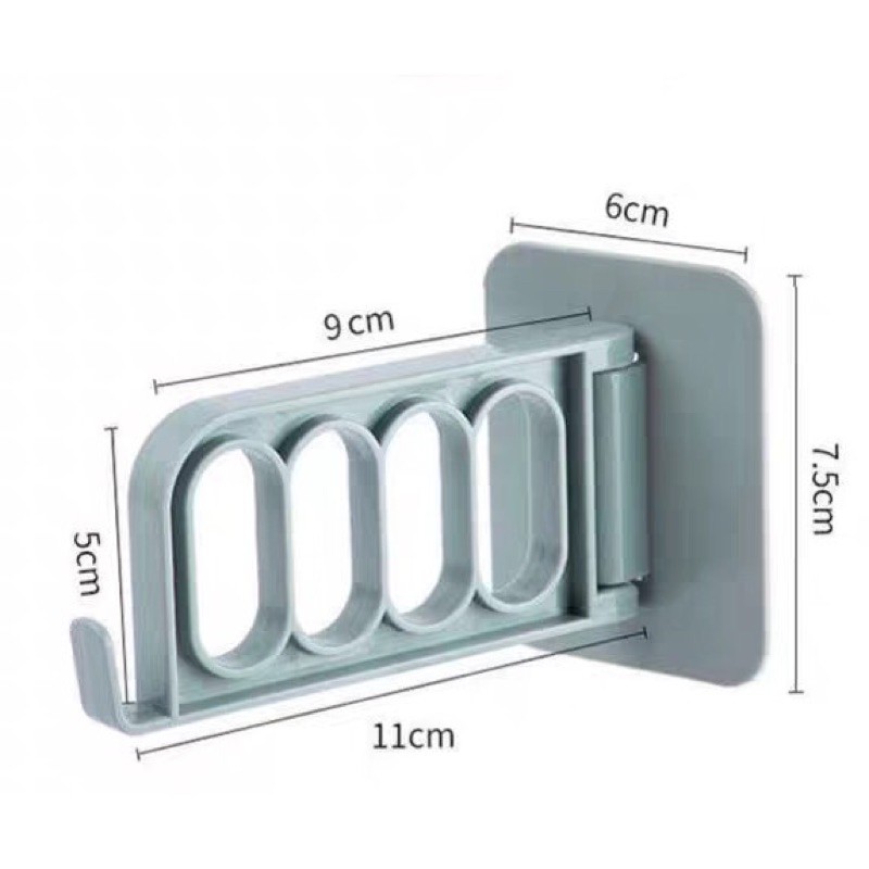 Hanger Hooks , Clothes Storage Rack, Multi Function Self Adhesive Wall Hanging Coat 7032