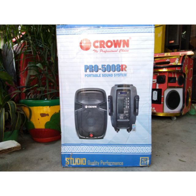 crown trolley speaker