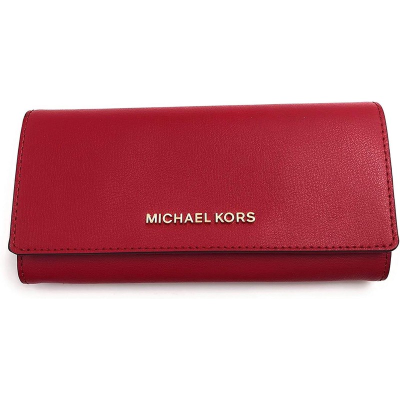 Authentic Michael Kors Jet Set Travel Large Carryall Leather Wallet |  Shopee Philippines