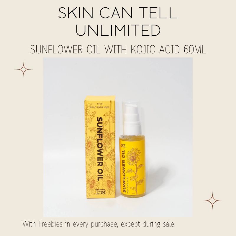 Original SCT Unlimited Sunflower oil with Kojic Acid Shopee Philippines