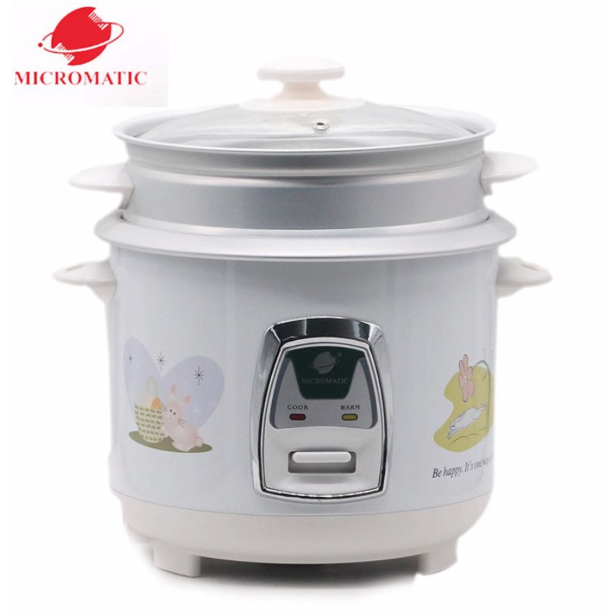 Micromatic Rice Cooker 1L with Food Warmer and Steam Rack MRC-5038 ...