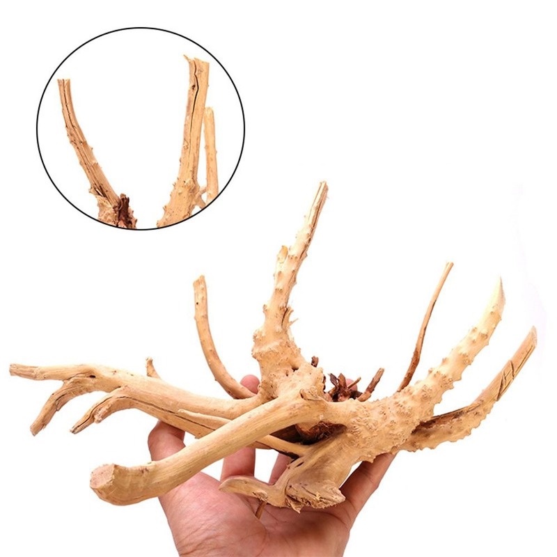 1 Pcs Natural Tree Trunk Aquarium Decoration Wood Artwork Decor Landscaping Ornaments Decor Fish Tan #5